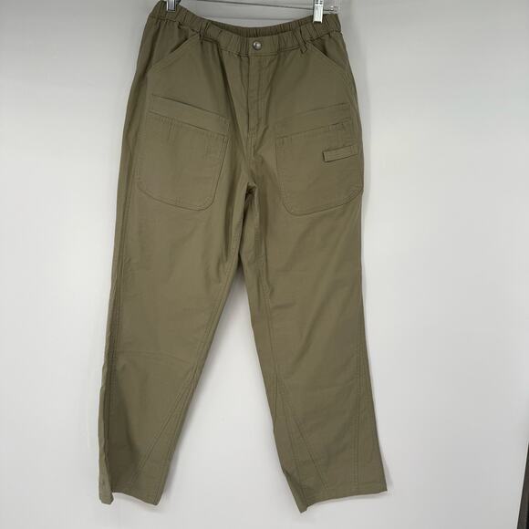 Free People Movement Voyage Pants Women's Size M Beige Cargo Straight Relaxed - Picture 2 of 10